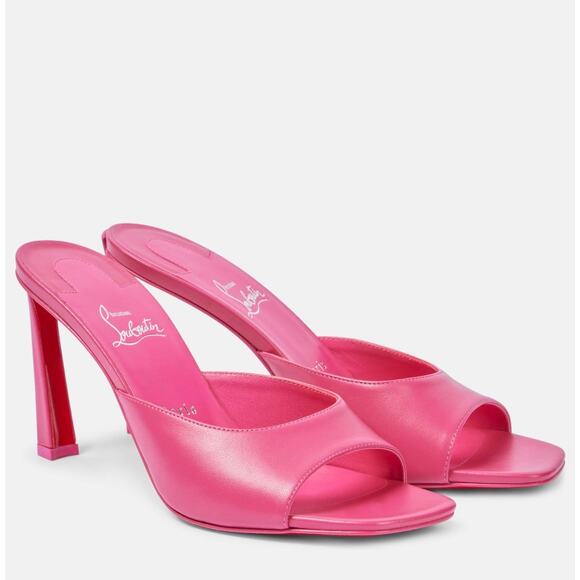 Christian Louboutin Shoes - CHRISTIAN LOUBOUTIN Condora 85 leather mules BNIB 38.5